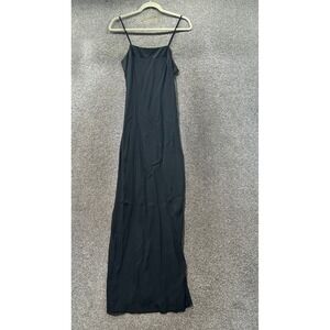 Vintage 90's Jordan Fashion Dress 11/12 Black Long Length High Slit Elegant Prom